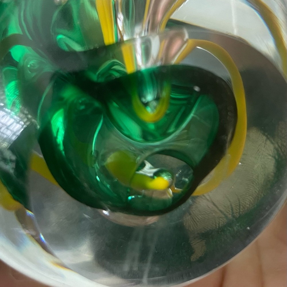 Glass Paperweight by Adam Jablonski - Picture 5 of 6